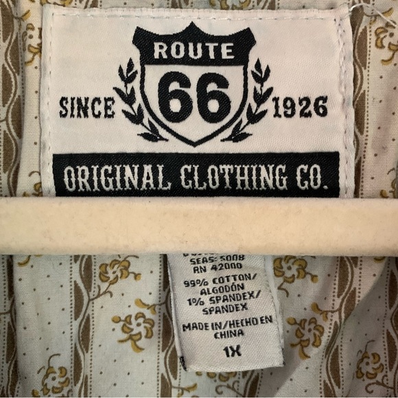 Women’s Route 66 Denim Jeans Top Short Sleeves - Picture 7 of 7